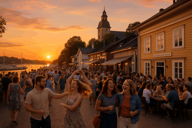 Seksiseuraa naantalissa: kesäillat ja tapahtumat 2025